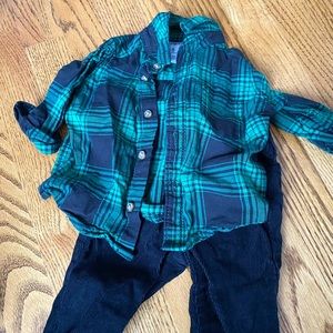 2 Pc Boys Corduroy Pants Outfit | 6M